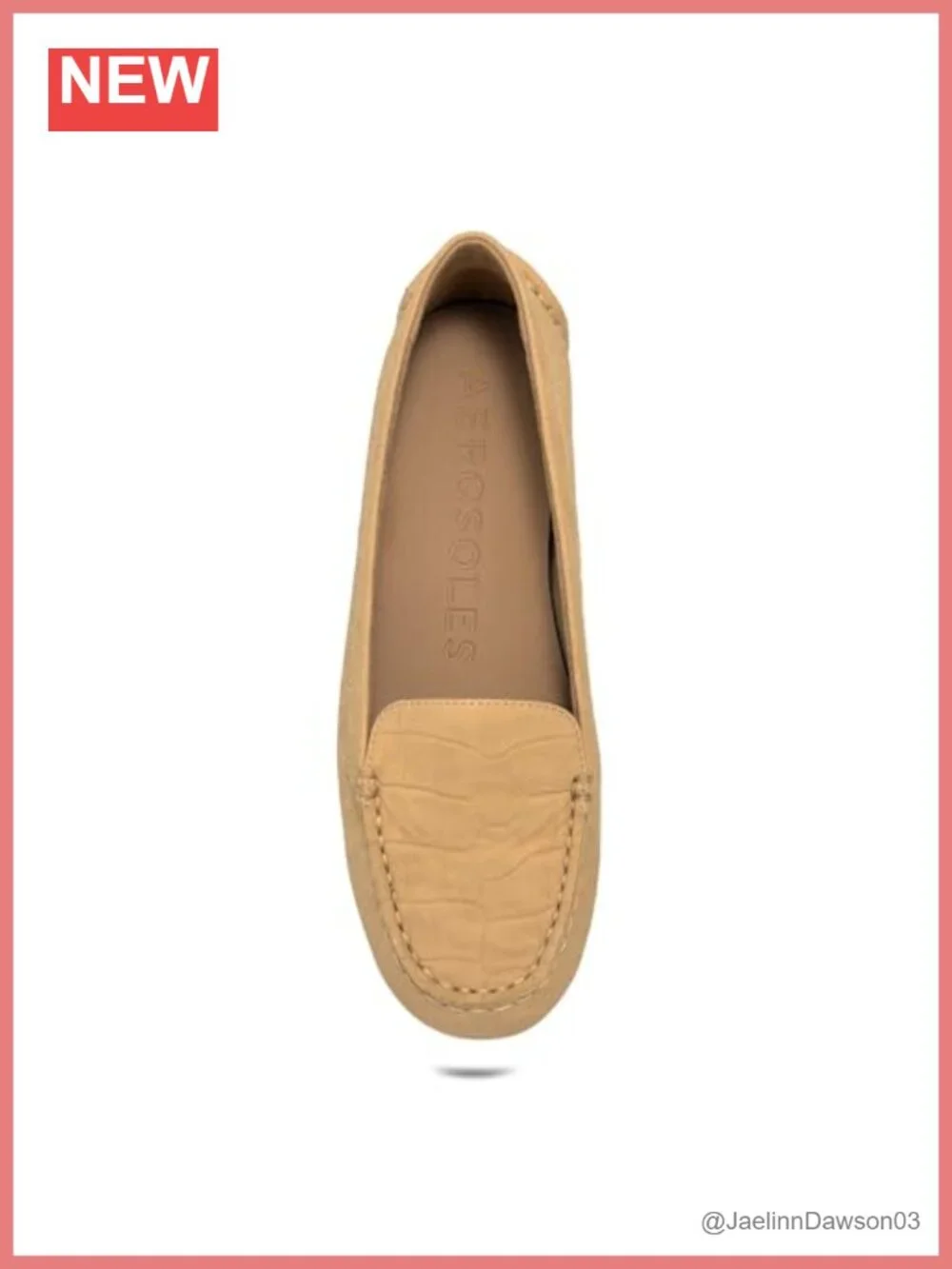 Faux Nubuck Slip-On Loafer Flat with Memory Foam Insole